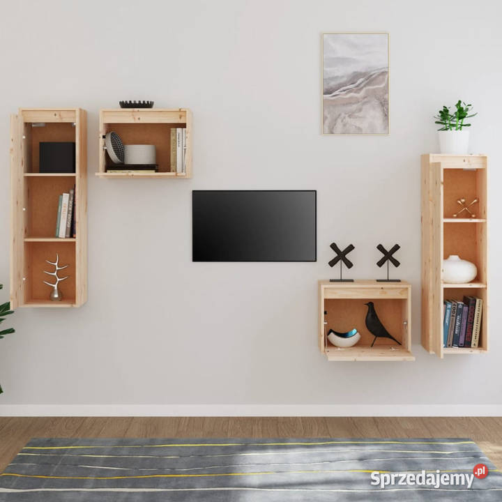 Szafki pod TV 4 lite drewno sosnowe WM3100249 Meble Warszawa sprzedam