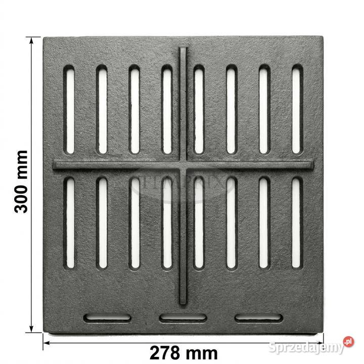 Ruszt żeliwny do kominka pieca Uniflam 30x278