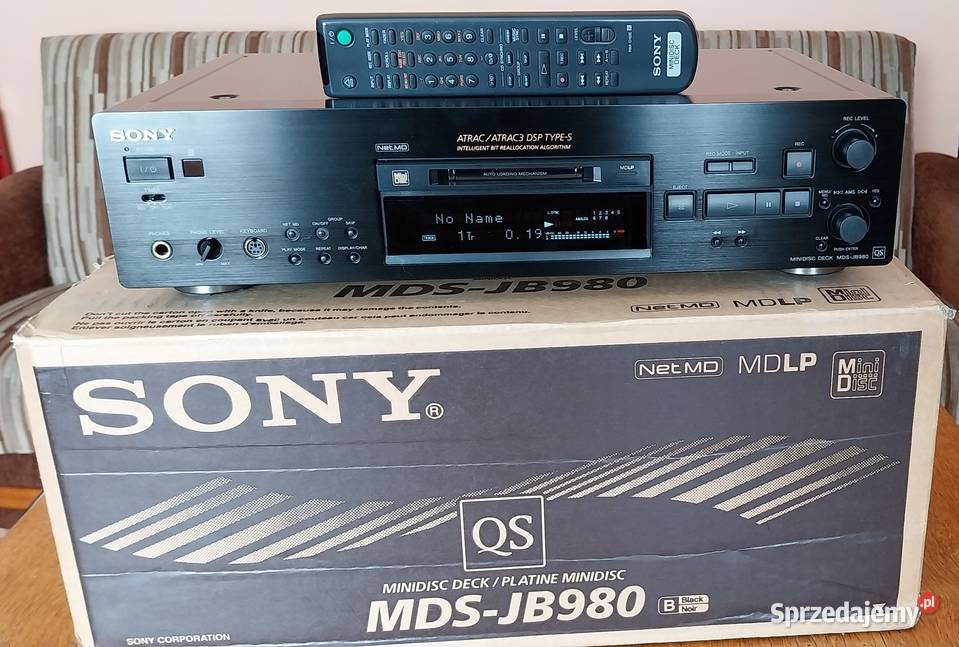 Nowy Minidisc SONY MDS- JB 980 QS. mini disc.