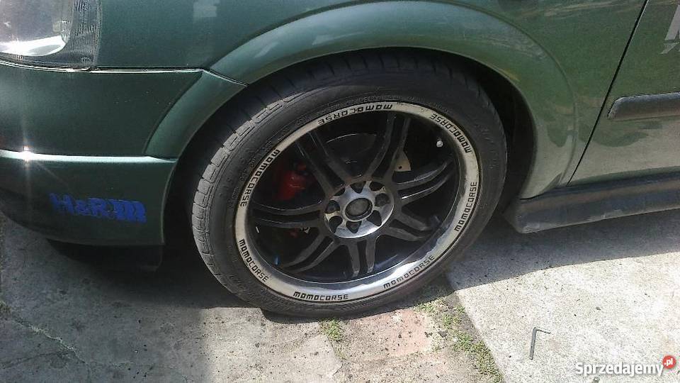 Alumfelgi 17 4x100 4x108 Momo CORSE z Oponami wielkopolskie