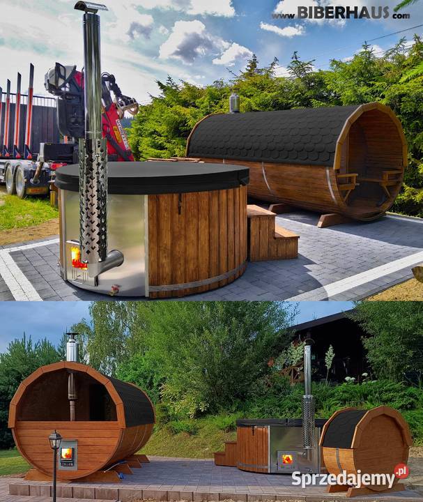 BALIA Ogrodowa Jacuzzi PIEC Hydromasaż 200 LED Nowy Targ