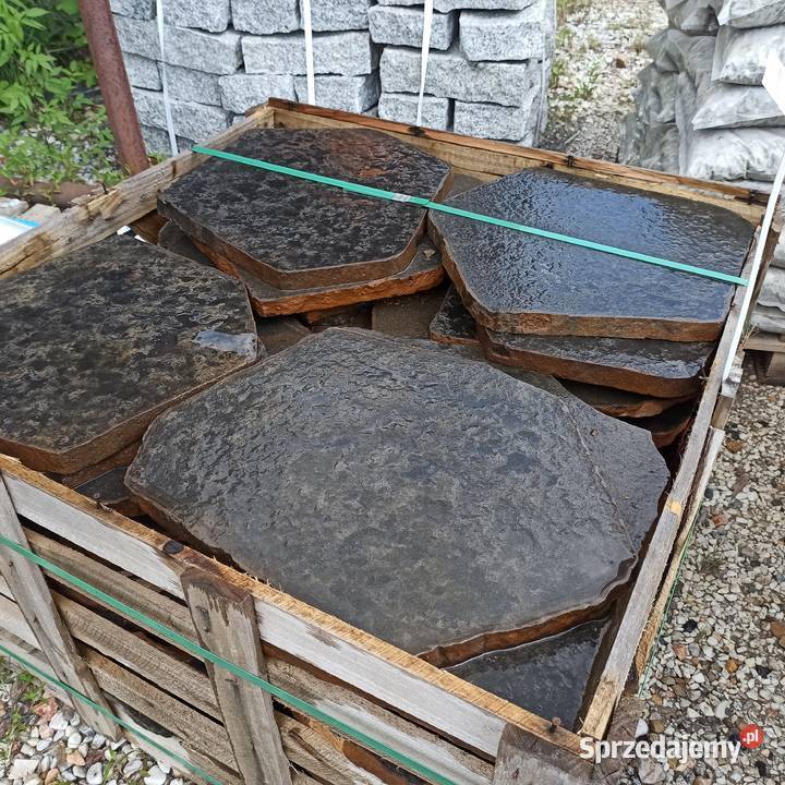 Kamień czarny na ścieżkowy na chodnik Palisada Chrzanów sprzedam