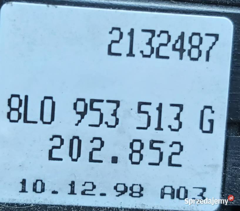 Przełącznik zespolony pająk manetki Audi VW Oława