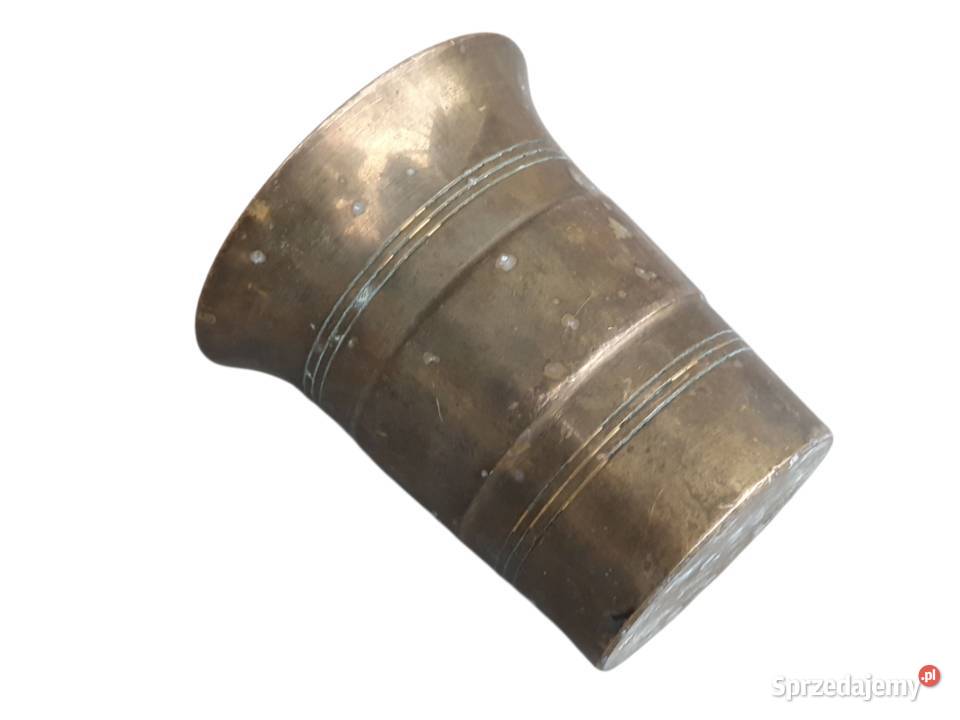 Stary mosiężny moździerz kuchenny lata 4050 Cieszyn