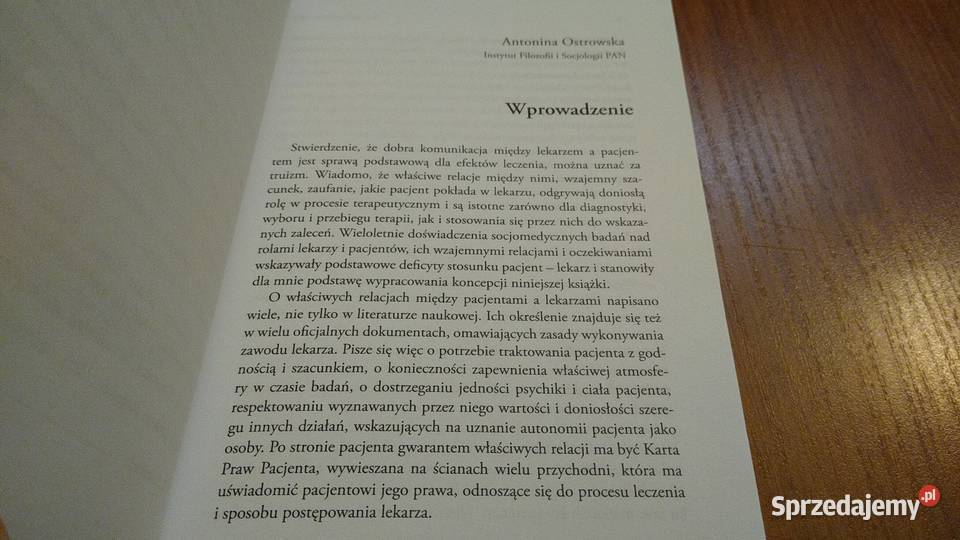 rozmawiać z pacjentem anatomia komunikacji Gdańsk