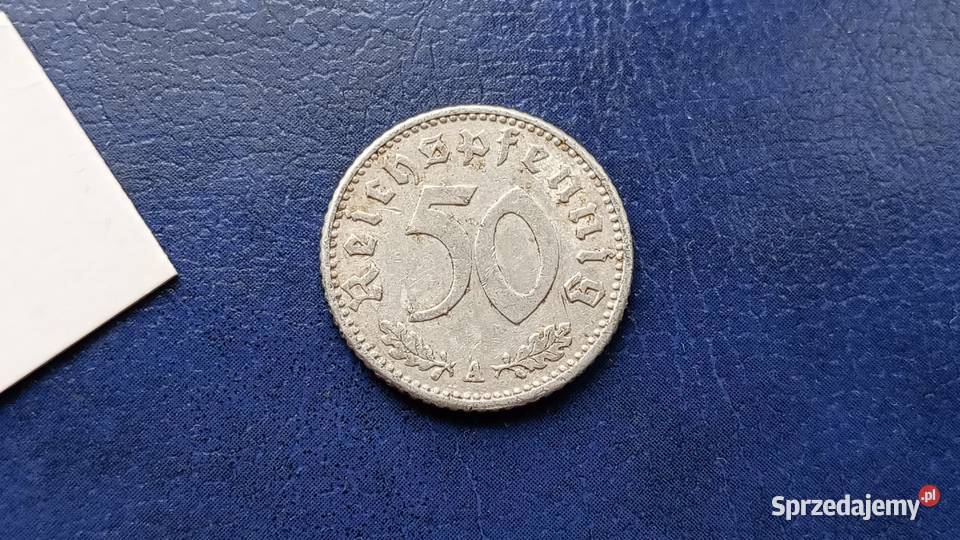 Stare monety 50 pfennig 1939 A NIemcy