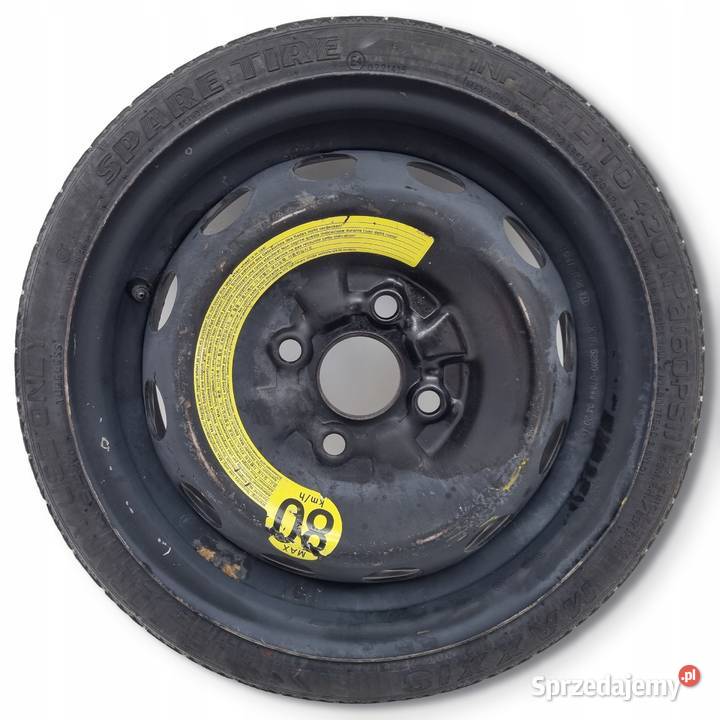 KOŁO DOJAZDOWE Kia Picanto Hyundai i10 10570 D14 Samochodowe
