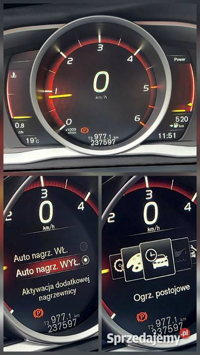 VOLVO V60 20 eDrive 120 MOMENTUM elektryczne lusterka zachodniopomorskie Szczecin