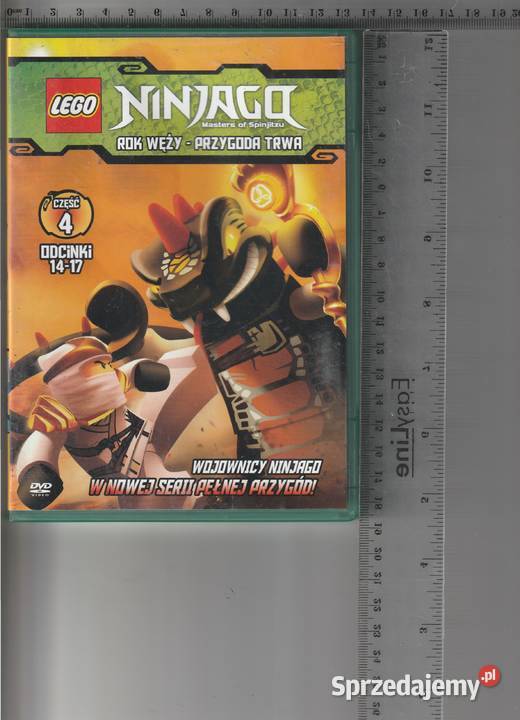 LEGO NINJAGO wężyprzygoda trwa cz4 odc1417 DVD Pruszków sprzedam