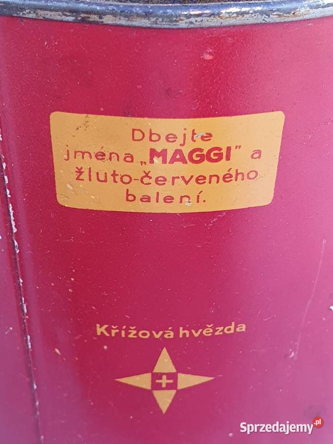 Stara przedwojenna Czechosłowacka puszka MAGGI Cieszyn