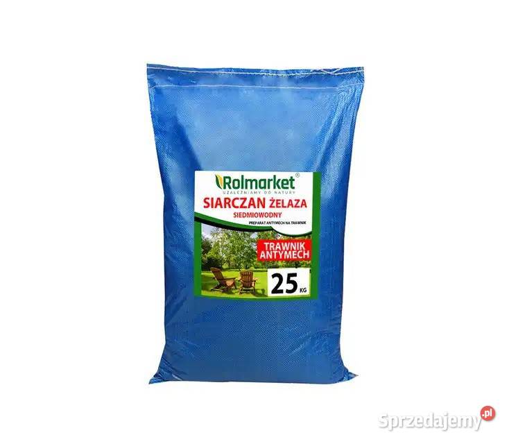 Nawóz do trawnika antymech Siarczan żelaza Cieśle