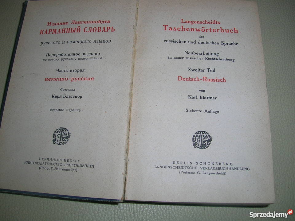 Słownik niemieckorosyjski Czarna