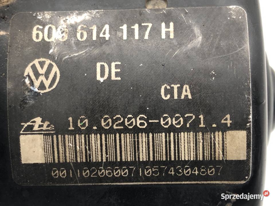 POMPA ABS VW POLO IV 9N 6Q6614117H 19 101 0114 Układ ABS i ESP