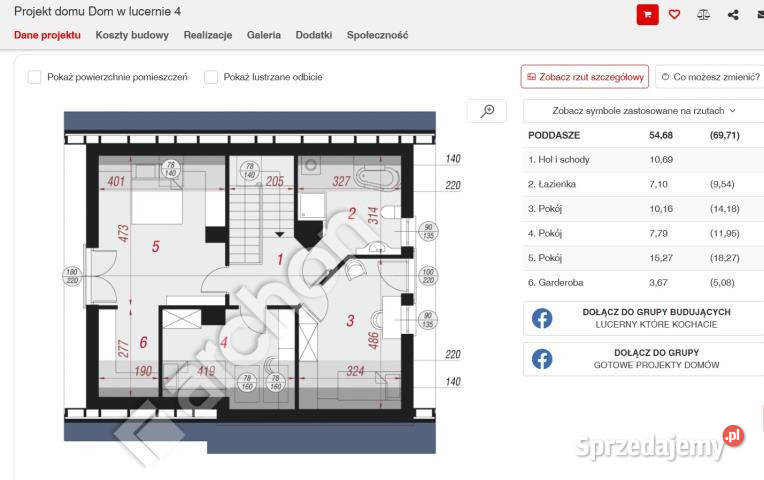 sprzedaży domu wolnostojącego 11747m2 Dąbrówka