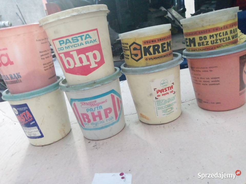 Pastą BHP kremy do rąk z okresu PRLU Wyrzysk
