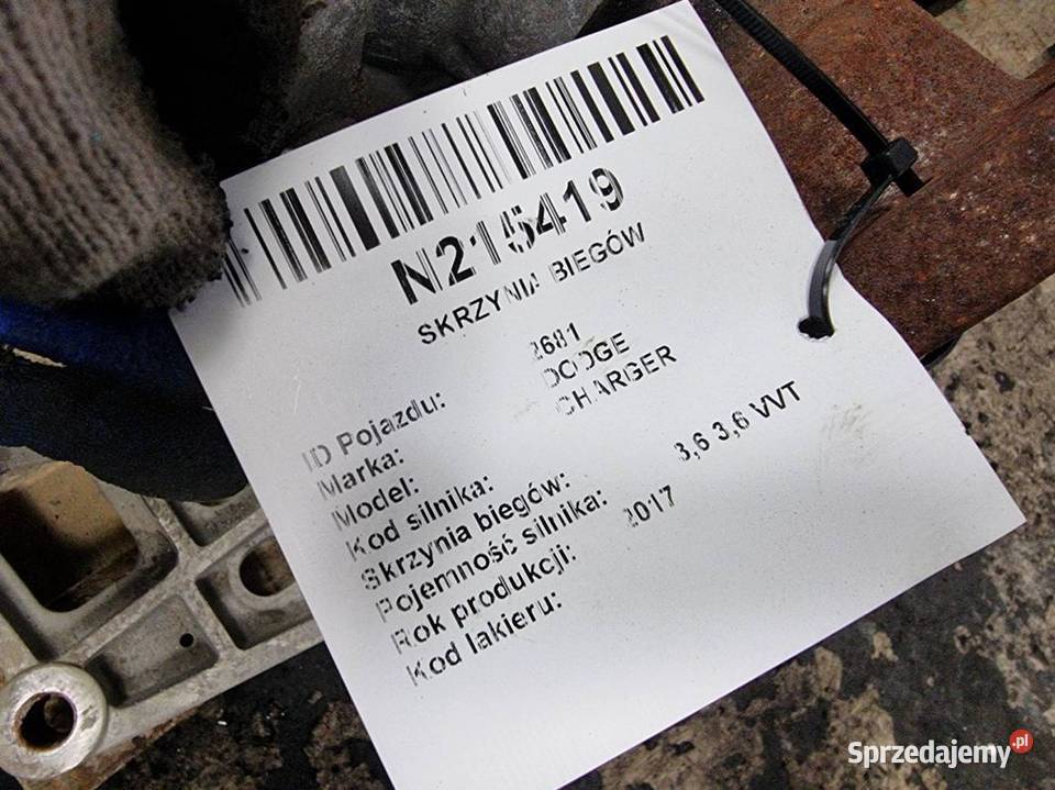 SKRZYNIA AUTOMATYCZNA DODGE CHARGER 36 Lipno
