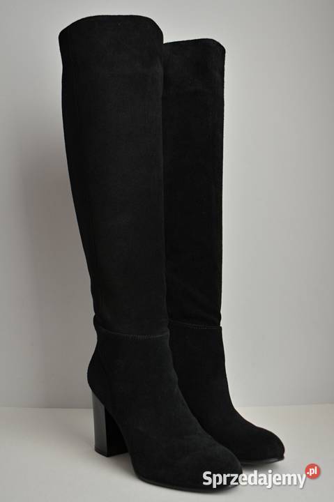 NIEBANALNE zamszowe kozaki Sam Edelman Silas do 25cm Moda i Styl podlaskie Białystok