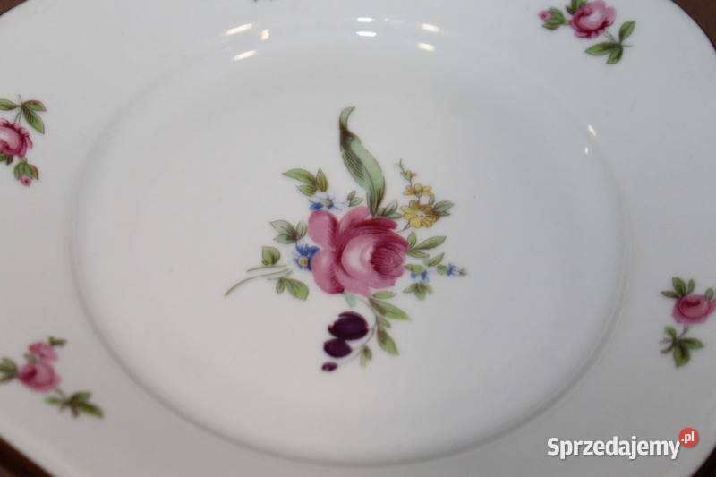 Komplet porcelanowych talerzyków 5 Bohemia 874