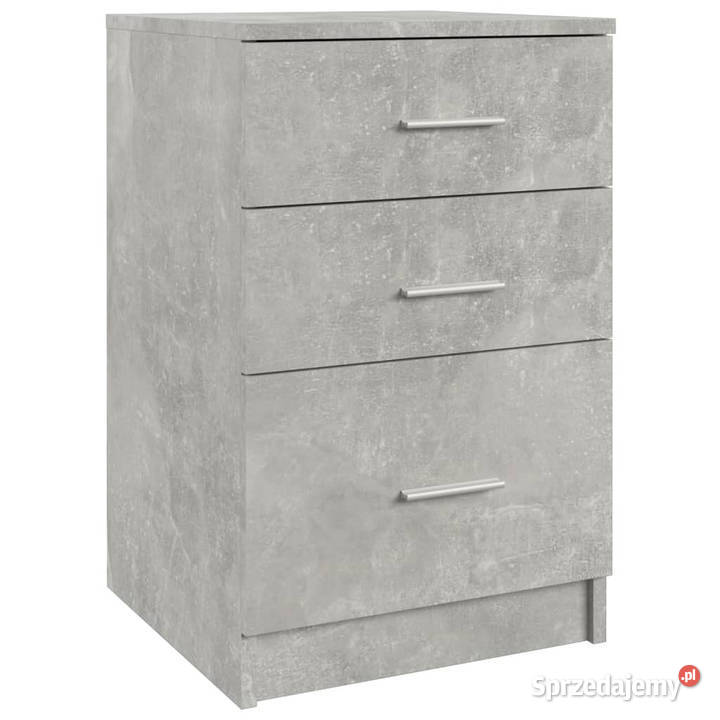 Szafka nocna szarość betonu 40x40x63 materiał Nocne Warszawa