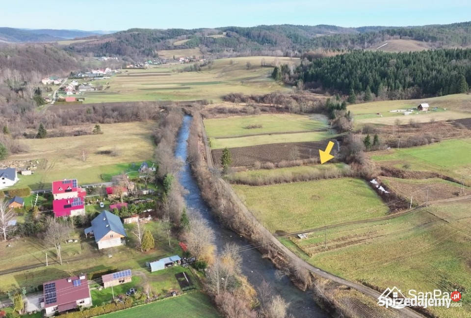 Grunt Baligród 3626m2 50m