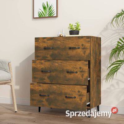 vidaXL Szafka przydymiony dąb 695x34x90 materiał Warszawa
