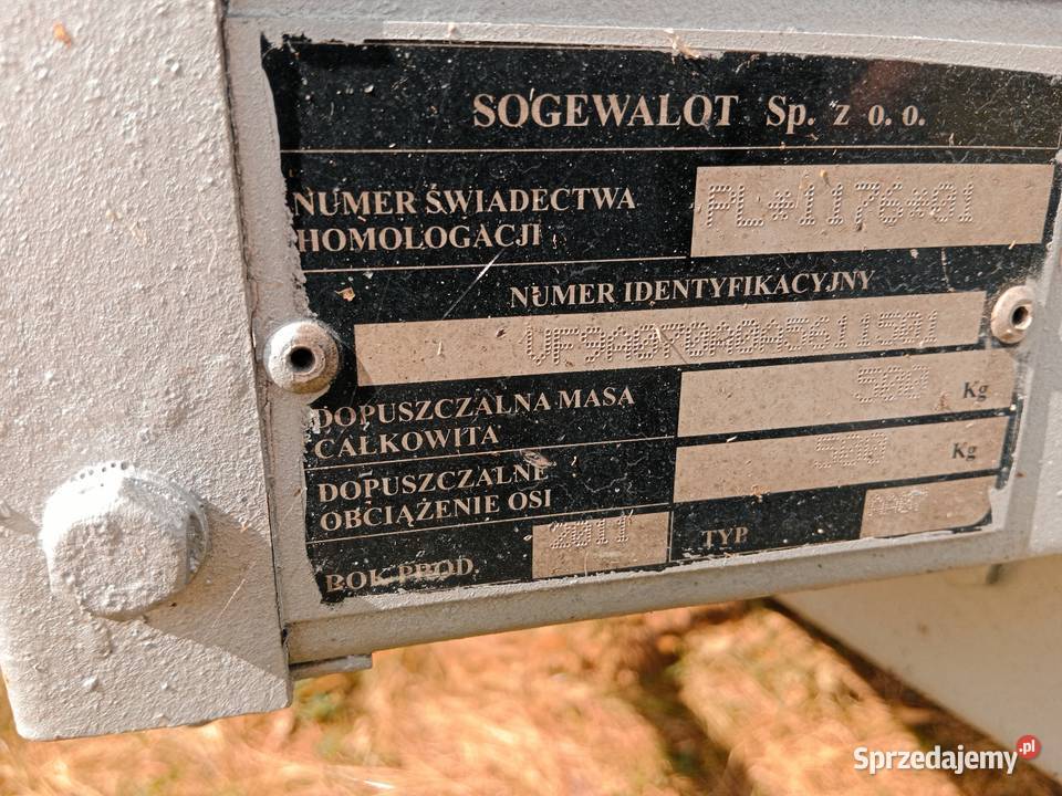 Przyczepka samochodowa zamykana stan idealny Słupia pod Bralinem sprzedam