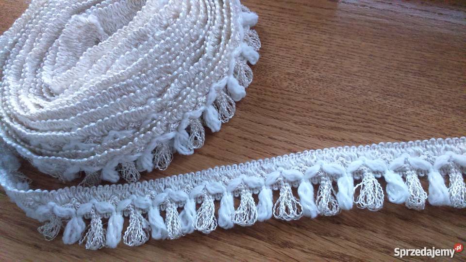 Taśma ozdobna firanka serweta zazdrostka gipiura inny kolor Radom