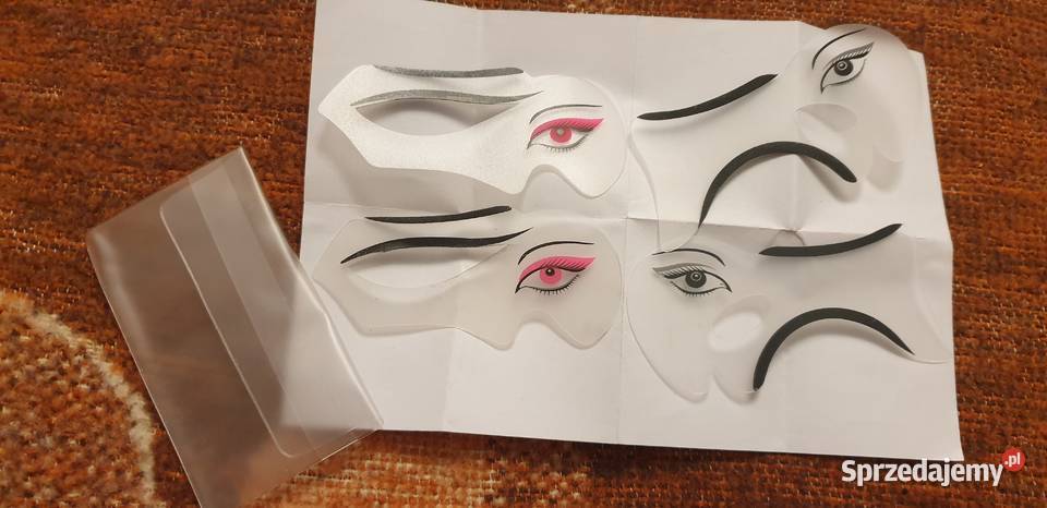 Zestaw szablonów do smokey eye i efektu kociego