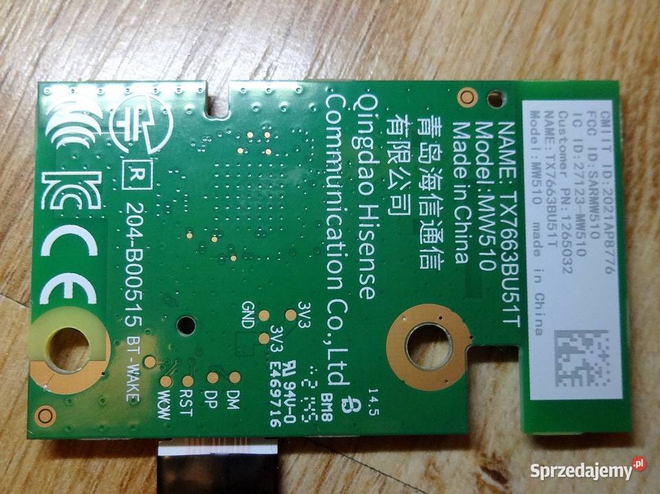 Hisense 50A53 55A63H 65A6BGTUK moduł sieci WiFi