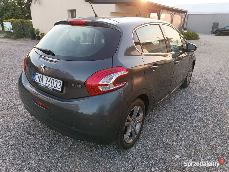 Peugeot 208 Allure 2013 16 benz kurtyny powietrzne 208 Nakło nad Notecią