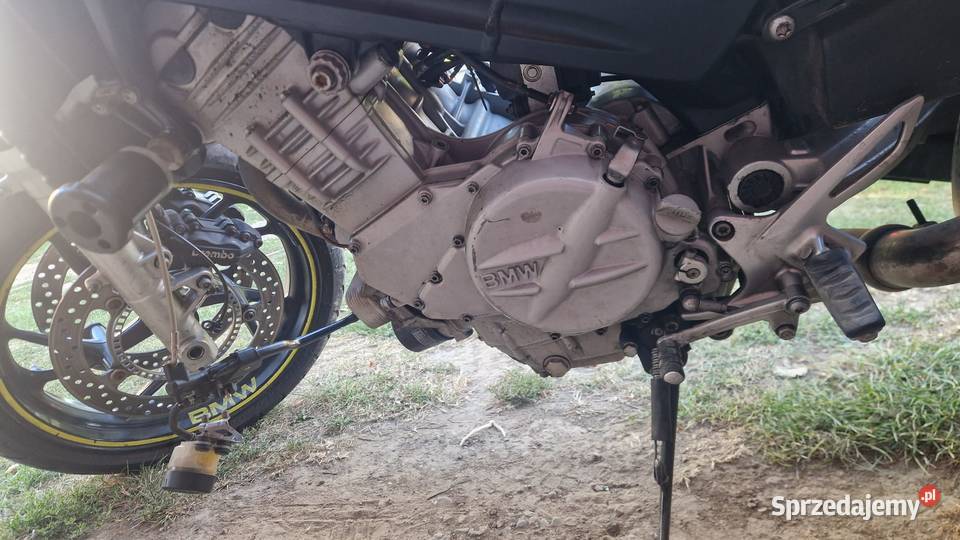 Motocykl BMW F800s uszkodzony odpala idealny na turystyczny Nowy Sącz