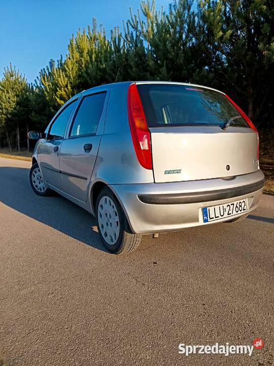 Fiat Punto 12 bezyna Rok produkcji 2003 mazowieckie Garwolin