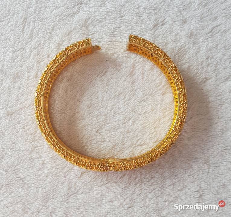 Nowa bransoletka arabska złoty kolor bransoleta Szczecin