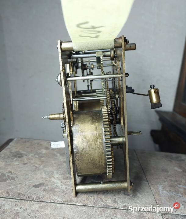 703 Mechanizm starego zegara ściennego Mauthe Tczew sprzedam