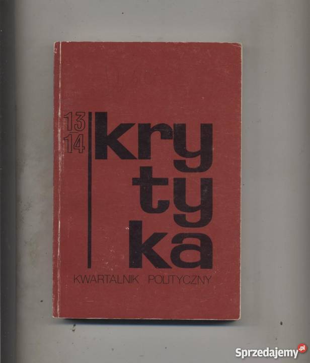 Krytyka 1314 Kwartalnik Polityczny Szczecin