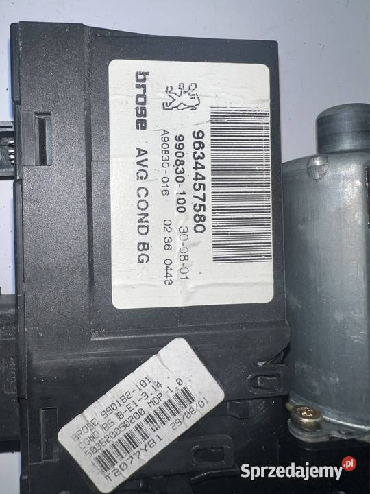 Silniczek szyby lewy przód Peugeot 307 Ostrzeszów