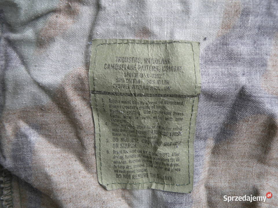 Spodnie BDU woodland large short NYCO Wrocław sprzedam