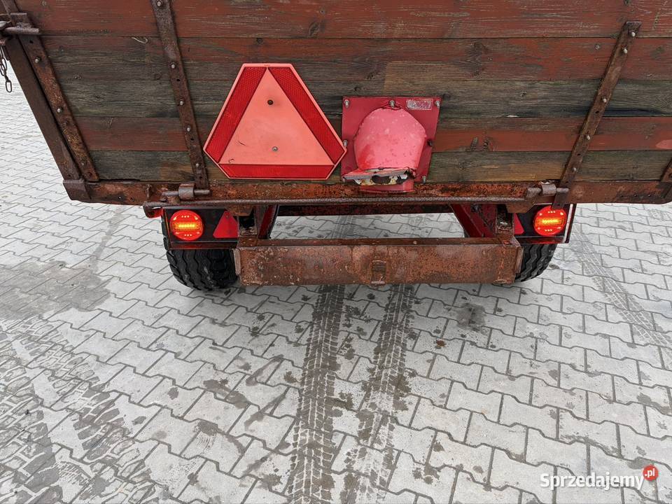 Przyczepa wywrotka jednoosiowa duńska lubelskie Dawidy