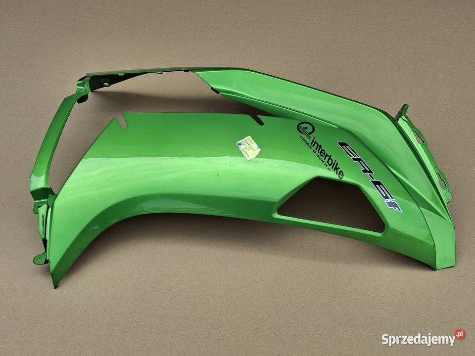 KAWASAKI ER6F ER6F BOK BOCZEK PRAWY CZASZA PRAWA Szyby i owiewki Bieleń