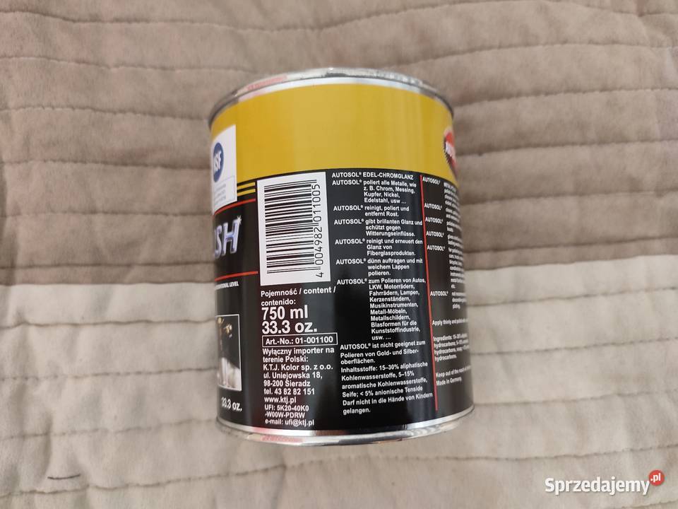 Pasta polerska Autosol 750ml nowa Bielsko-Biała