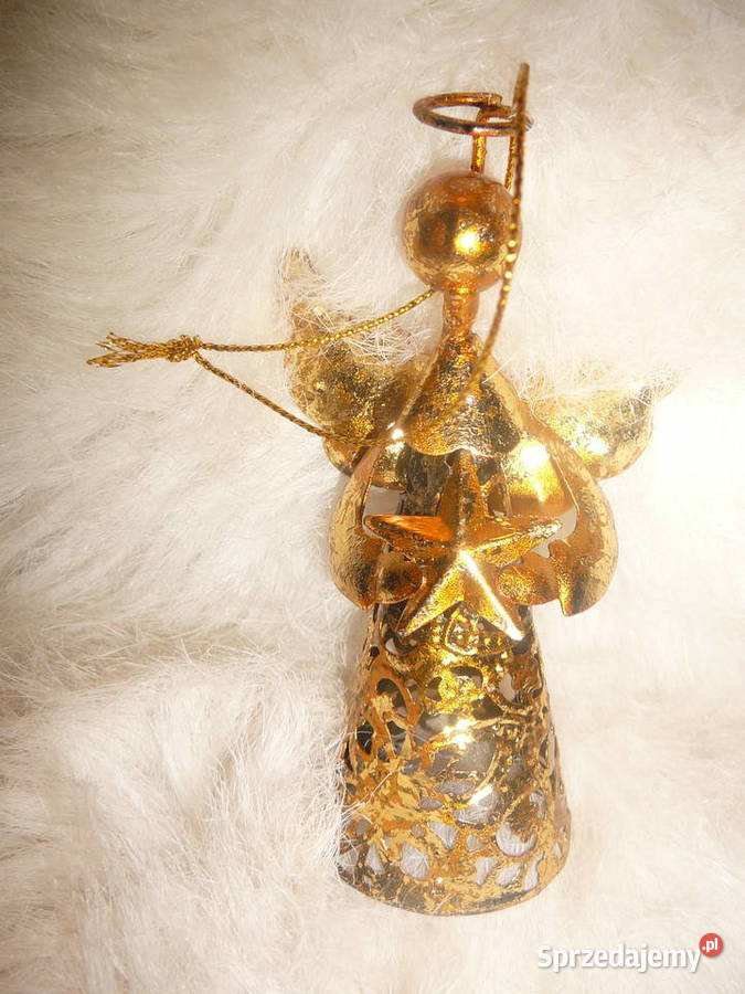 Aniołek metal kolor złoty Wrocław