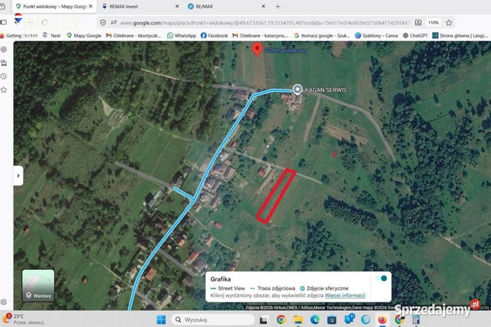 Mutne działka z bajecznym widokiem 8 arów