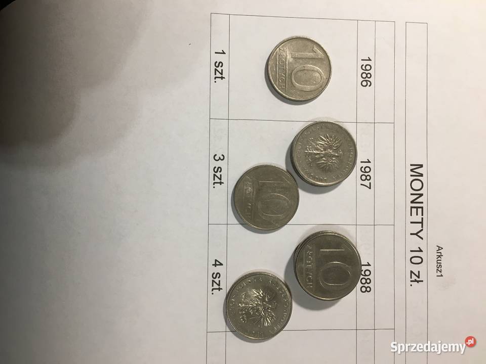 Monety polskie z epoki komunizmu Olsztyn sprzedam