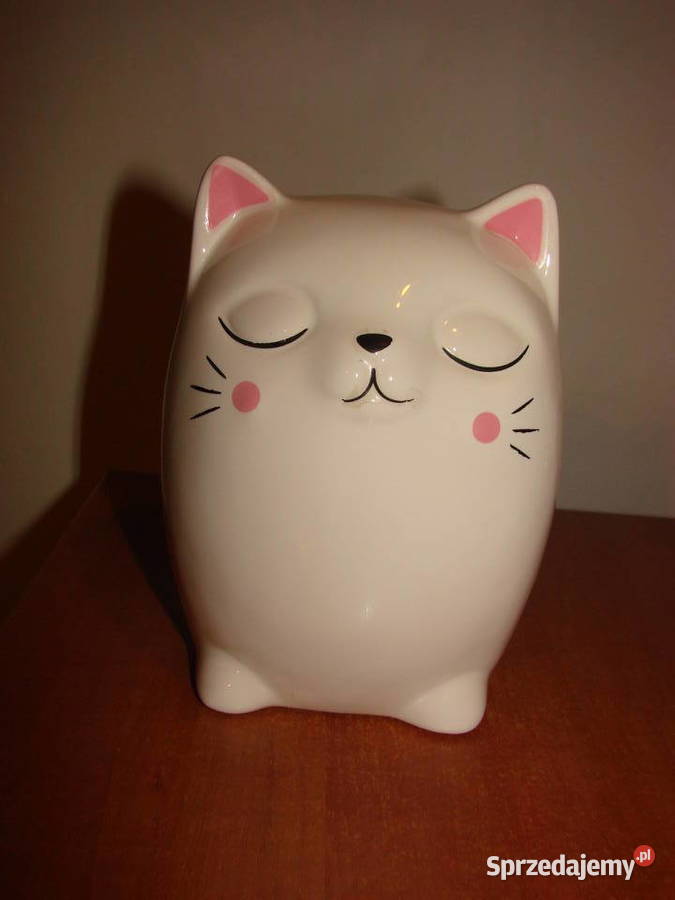 Kot ceramiczna skarbonka