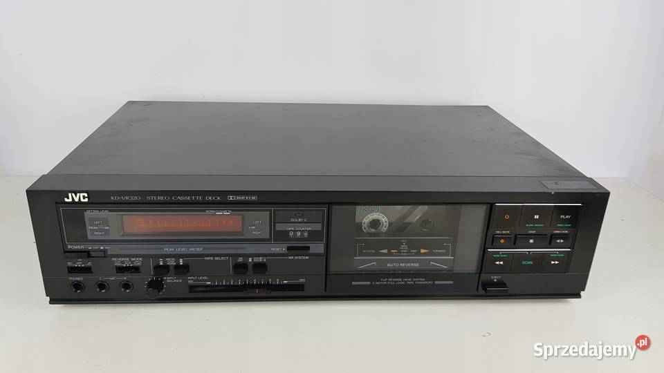 JVC - KD320  Cassette  Deck  Stan  kolekcjonerski