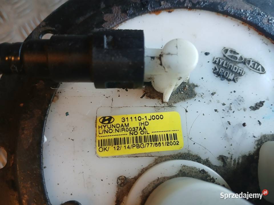 Pompa Pompka paliwa Hyundai i20 I 12 B Rok produkcji 2011 Radłów