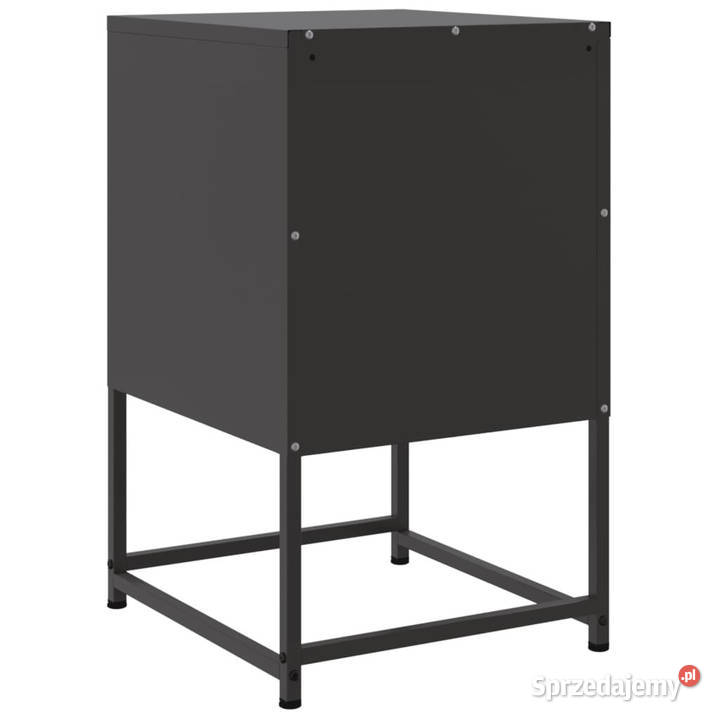 Szafka nocna czarna 36x39x605 stal WM846446 Warszawa sprzedam