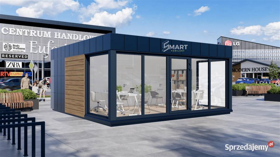 Pawilon Handlowy Modułowy Biuro Salon 1608zł/m2
