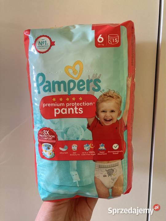 Pampers Pieluchomajtki Premium Pants 6 rozmiar śląskie Częstochowa