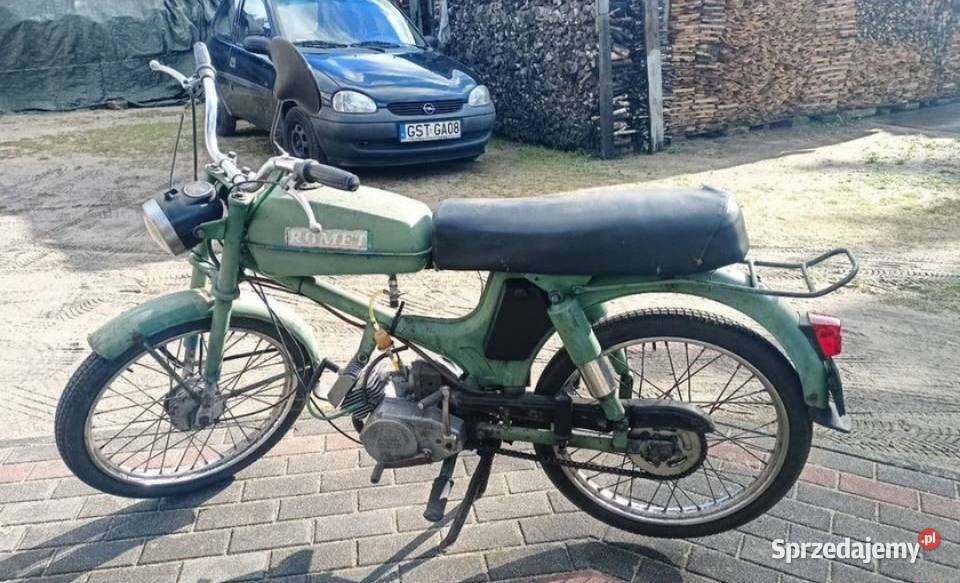 Romet z dokumentami motorower Romet pomorskie Czarna Woda